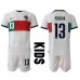 Billige Portugal Danilo Pereira #13 Børnetøj Udebanetrøje til baby VM 2022 Kortærmet (+ korte bukser)